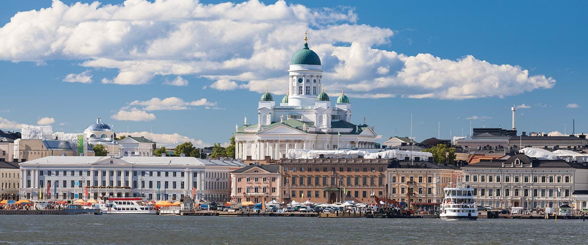 A view of Helsinki's harbour, Finland